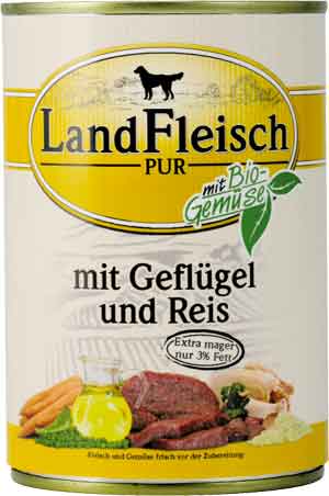 Landfleisch Gefl&uuml;gel + Reis