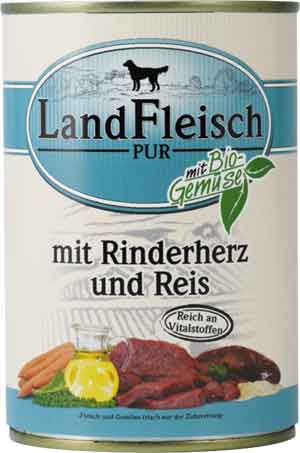 Landfleisch Rinderherz + Reis