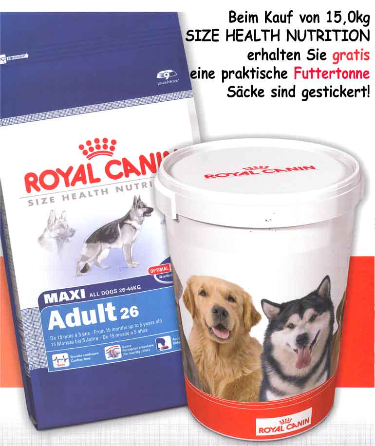 Royal Canin Futtertonne